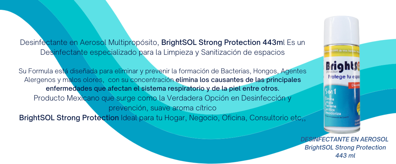 Encabezado Desinfectante BrightSOL Strong Protection